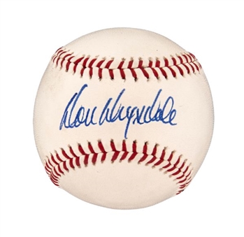 Don Drysdale Single-Signed Baseball - PSA/DNA Overall NM-MT 8 (Mint 9 Signature)